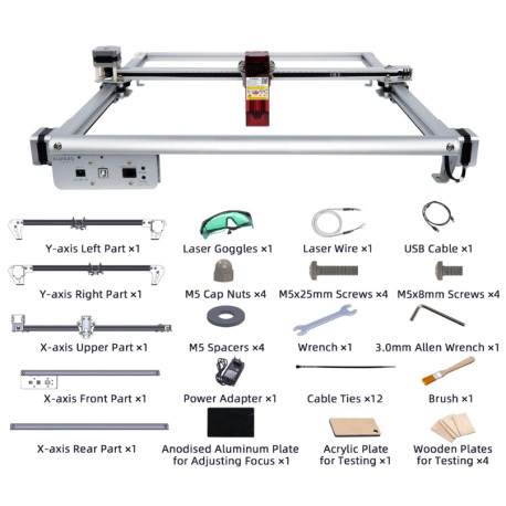 Aufero AL2 Laser Engraving & Cutting Machine 10w