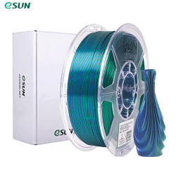 eSUN Silk Magic PLA (Green+blue) 1.75mm 3D Filament 1KG