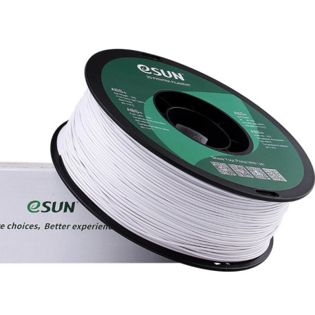 eSUN ABS+ Filament Cold White 1.75mm 1kg
