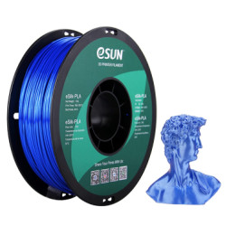 eSUN Silk Filament 3D PLA Blue 1.75mm 1kg