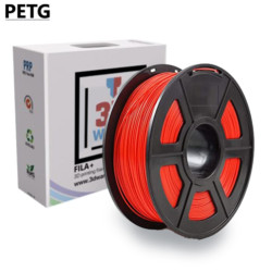Filament 3D PETG Rouge 1.75mm 1kg