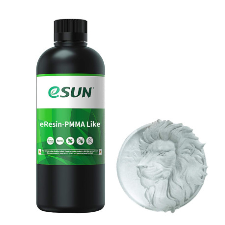 eSUN PMMA-Like 3D Printer Rapid Resin, 405nm LCD UV-Curing Ultra Transparency Acrylic 1000ml