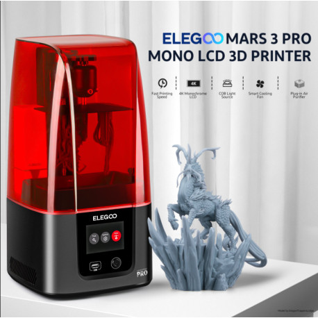 ELEGOO MARS 3 Pro ULTRA 4K RESIN Printer 4,990 DH